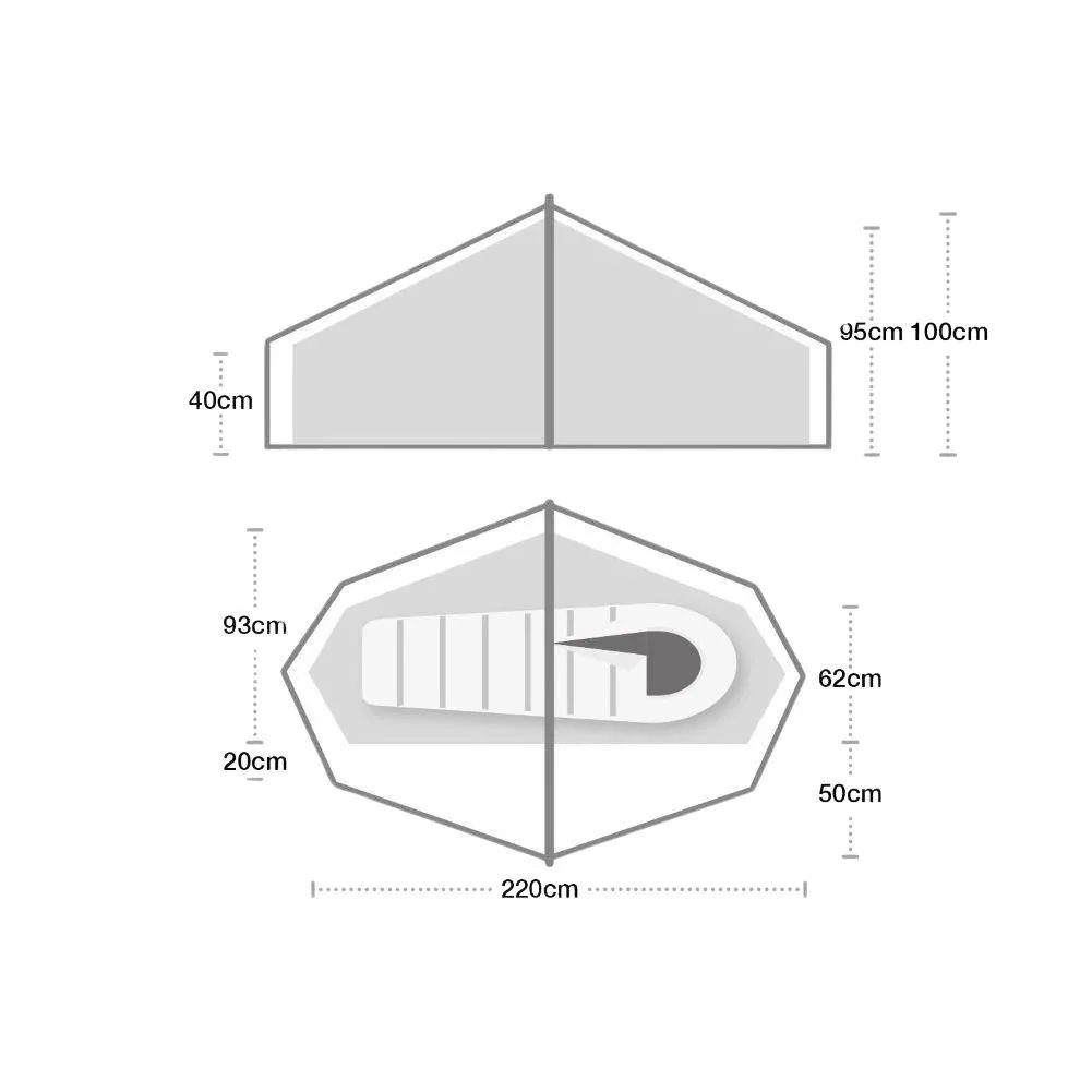 Terra Nova Laser Compact 1 Tent V2 - 1 Man Lightweight Tent (2022) - Image 4