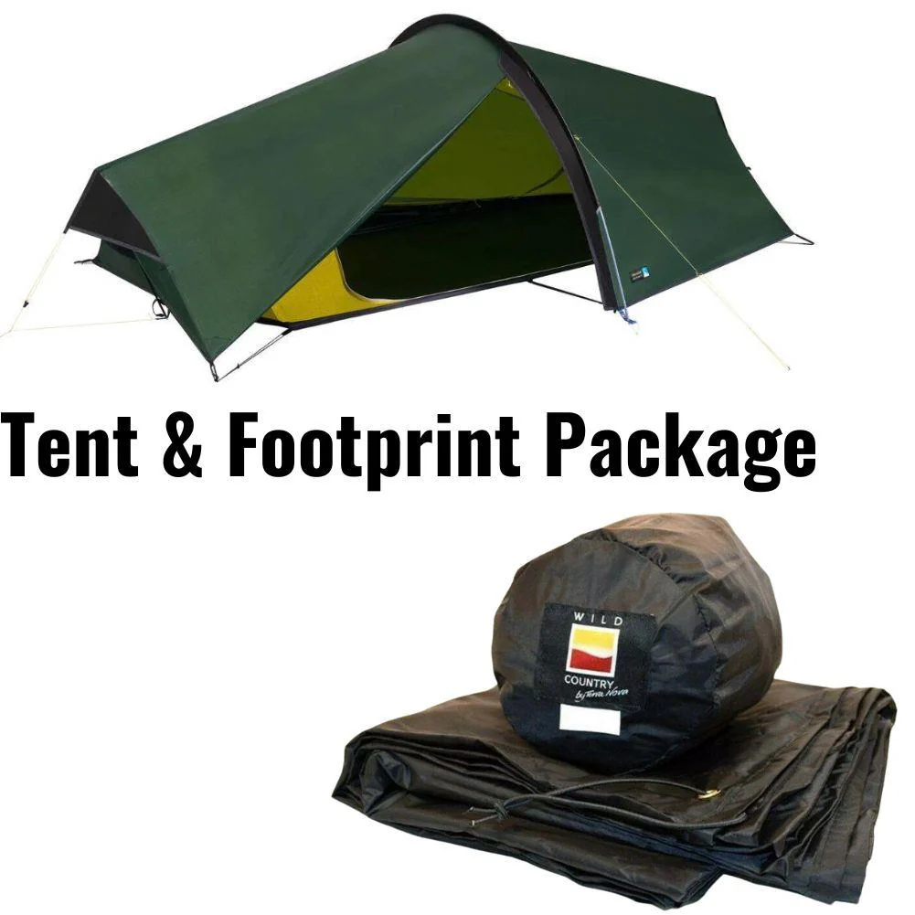 Terra Nova Laser Compact 2 Tent + Footprint Package - 2 Man Lightweight Tent
