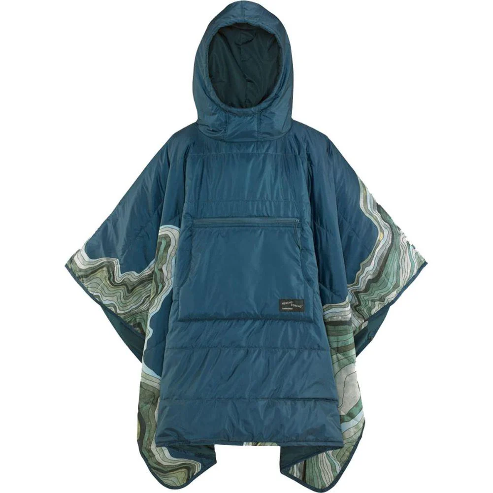 Therm-A-Rest Honcho Poncho (Topo Wave Print)