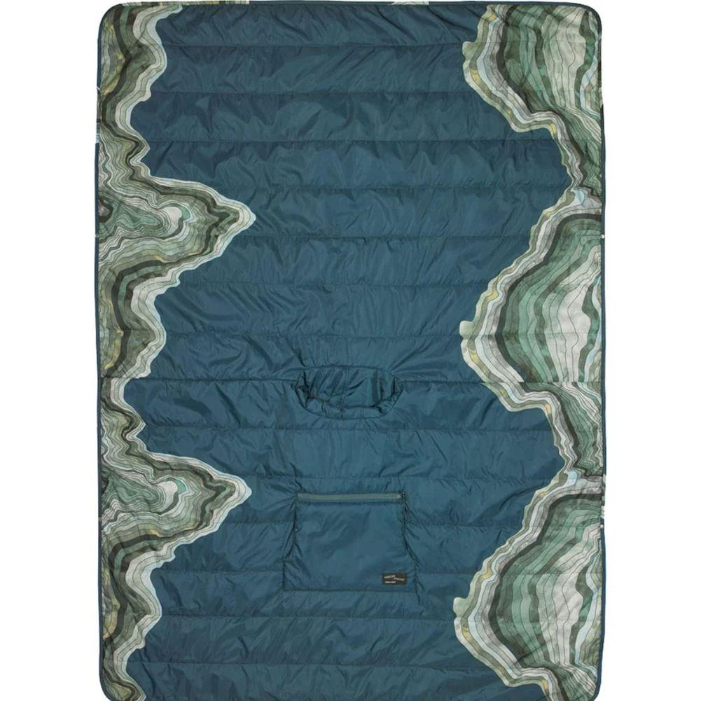 Therm-A-Rest Honcho Poncho (Topo Wave Print) - Image 2