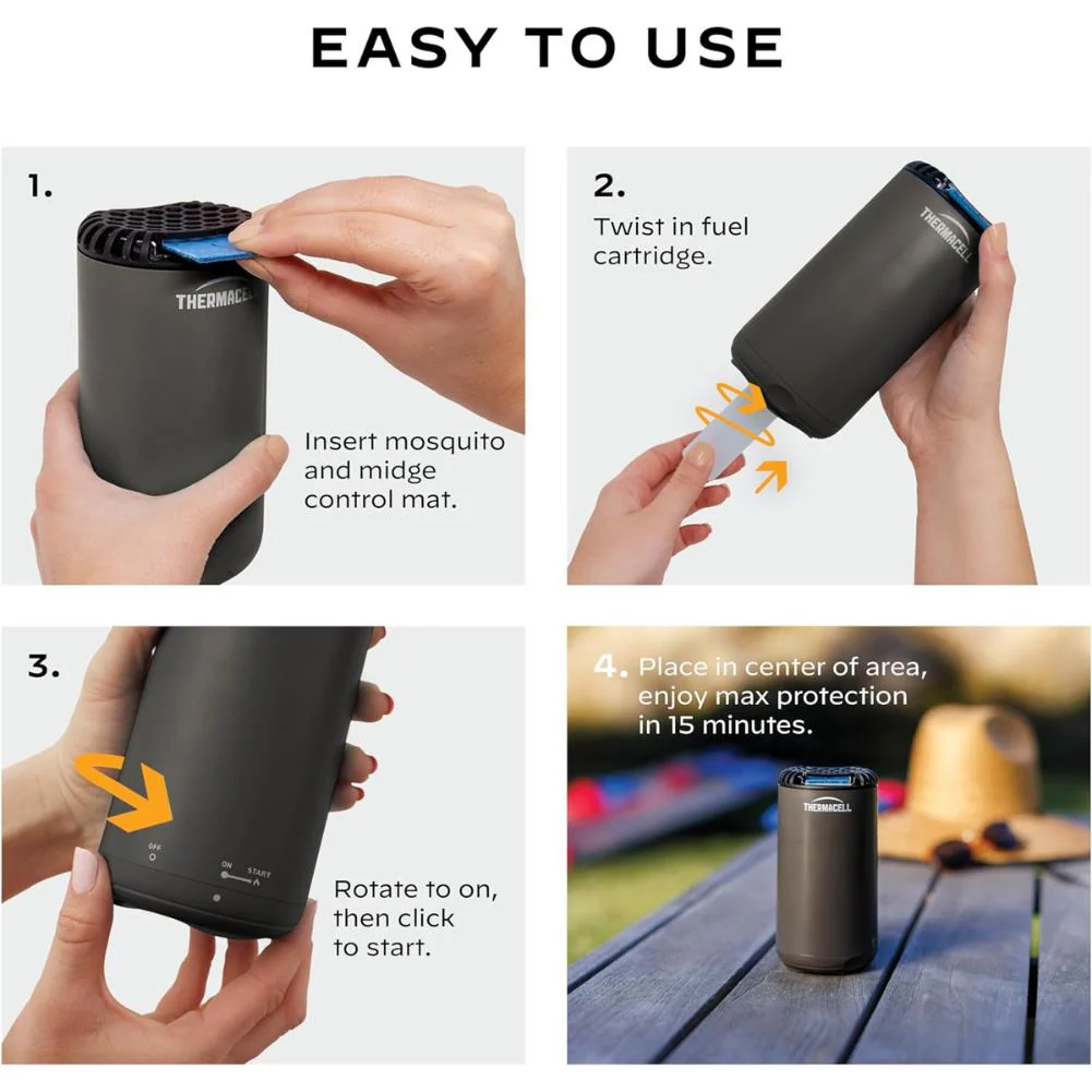 Thermacell Halo Mini Mosquito & Midge Repeller (Graphite) - Image 2