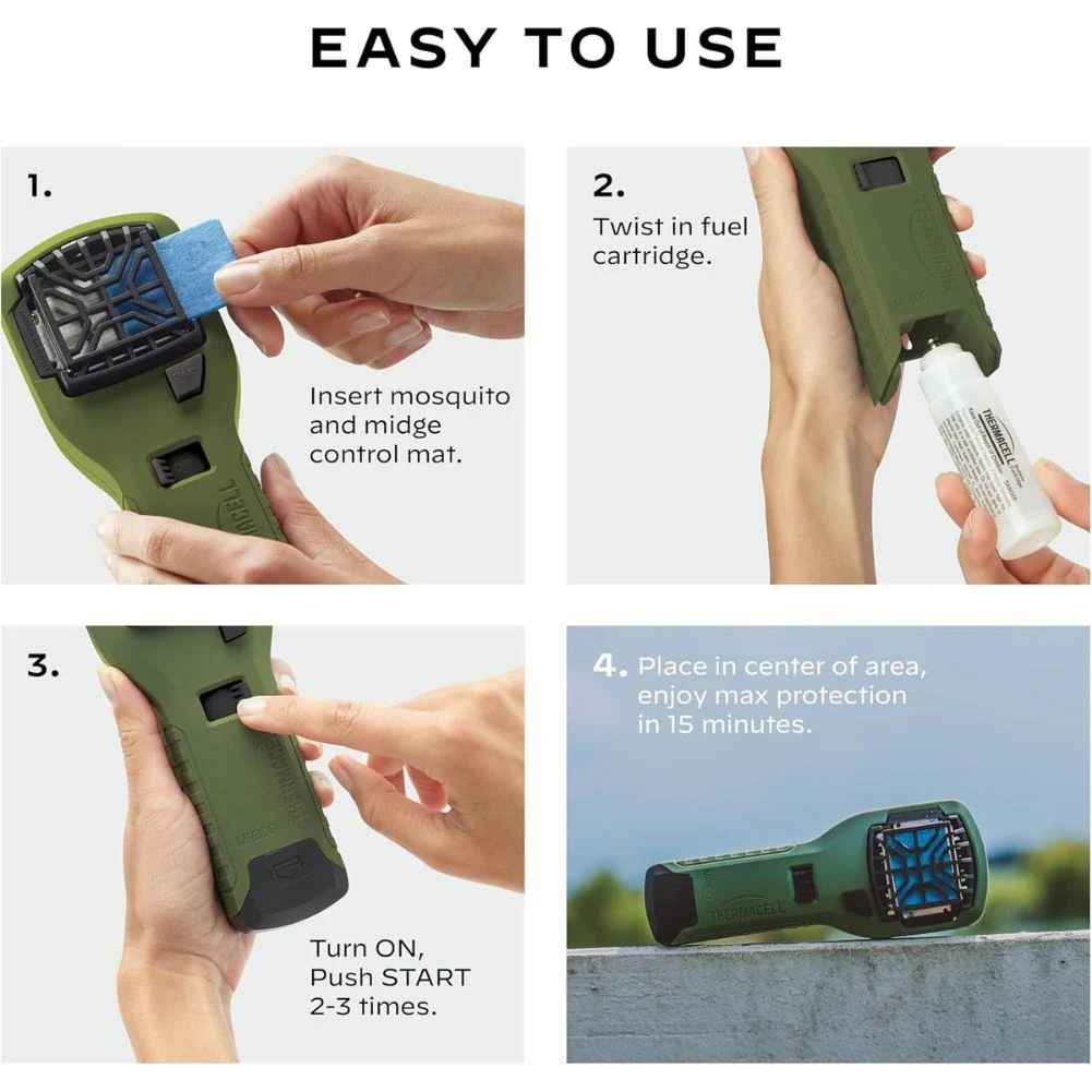Thermacell MR300 Mosquito & Midge Repeller (Olive) - Image 7