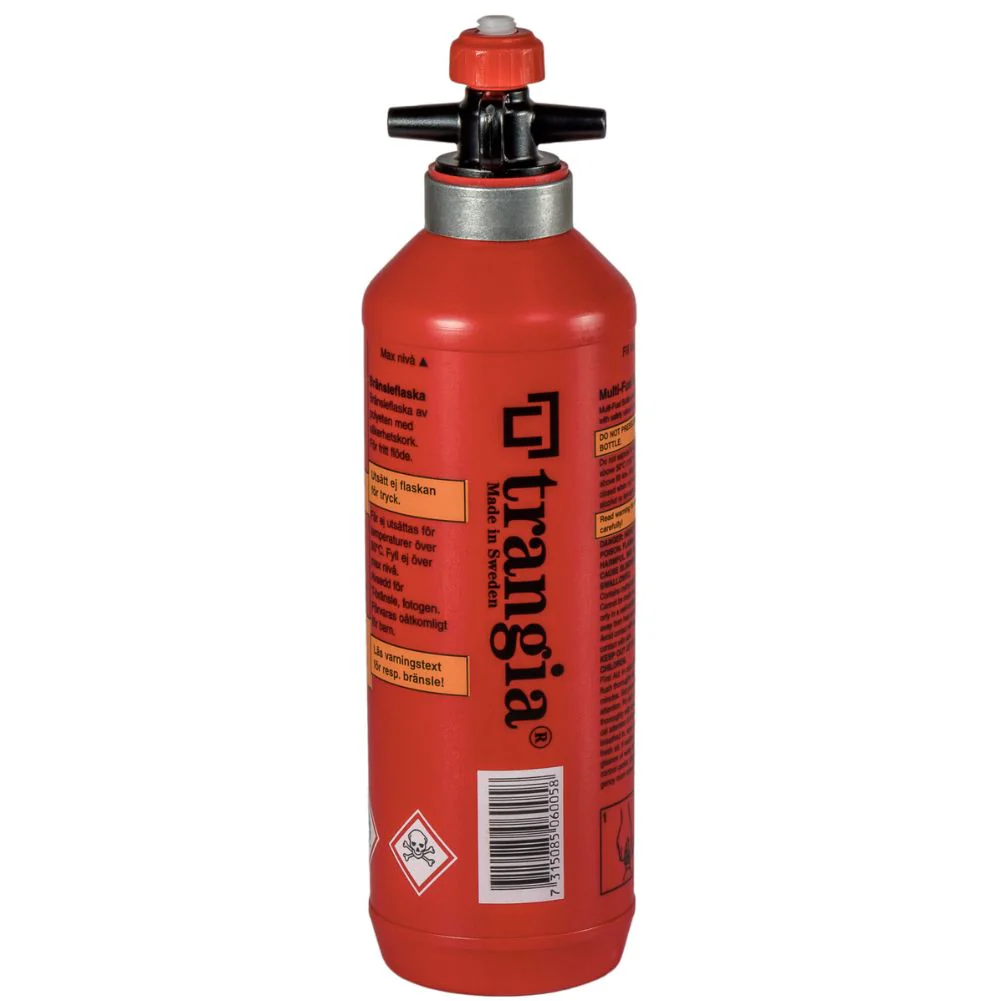 Trangia Fuel Bottles-0.3, 0.5 and 1L with Safety Valve (Red) - Image 3