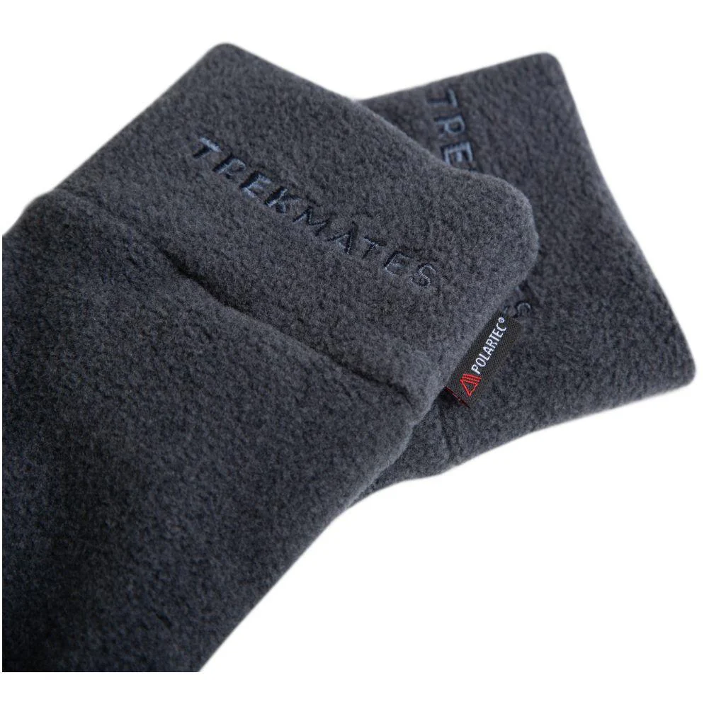 Trekmates Annat Fleece Glove (Dark Grey Marl) - Image 5