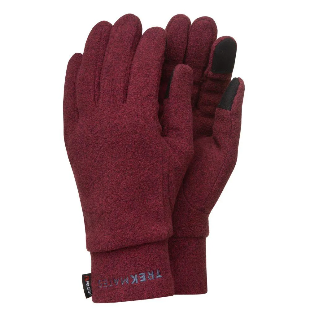 Trekmates Annat Fleece Gloves (Tempranillo)