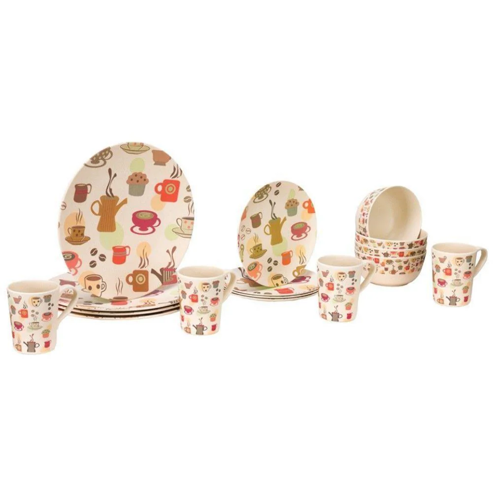 Vango 4 Person Bamboo Tableware Set