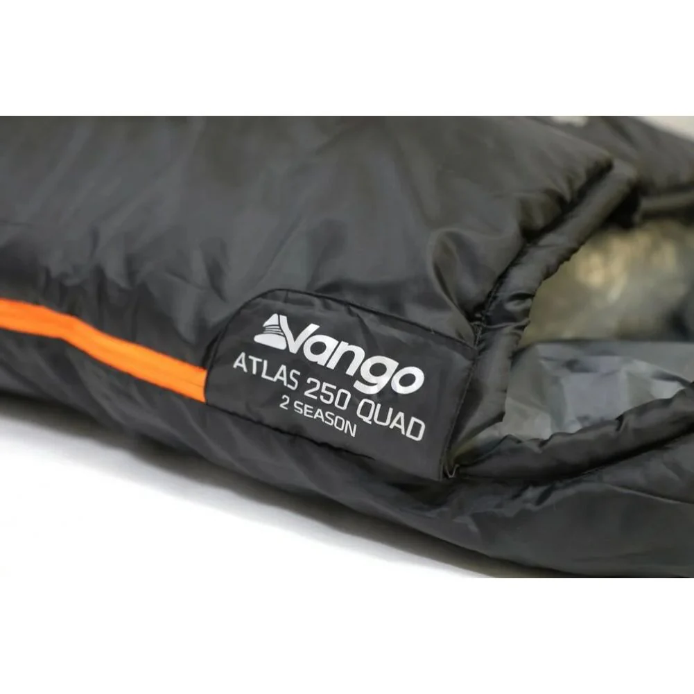 Vango Atlas 250 Quad Sleeping Bag (Black) - Image 7