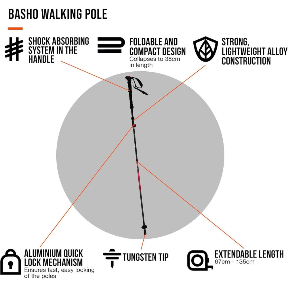 Vango Basho Adjustable Walking Pole - Image 3