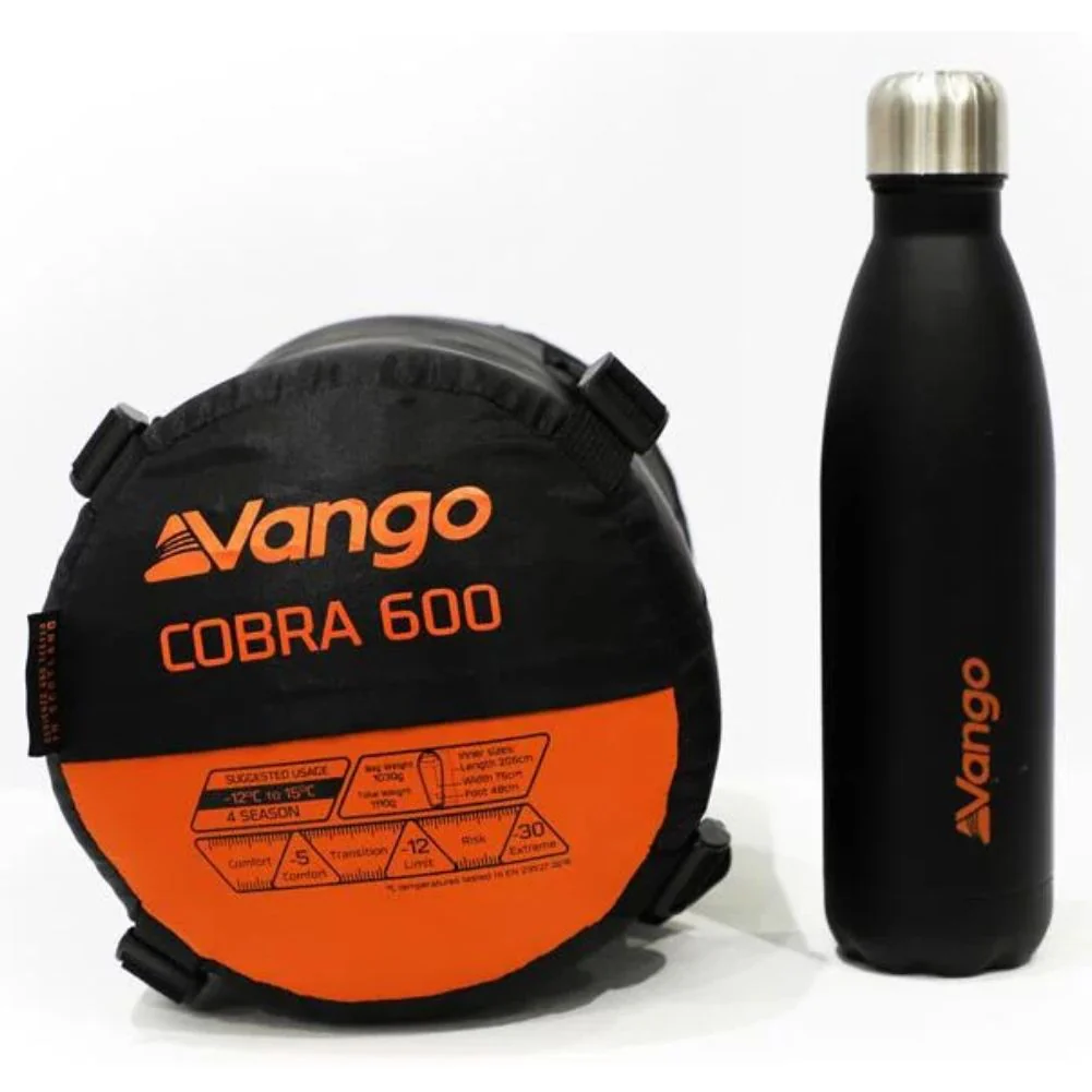 Vango Cobra 600 Down Filled Sleeping Bag (Anthracite) - Image 26