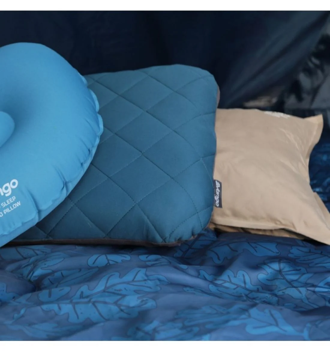 Vango Deep Sleep Thermo Pillow - Turbulent Blue - Image 2