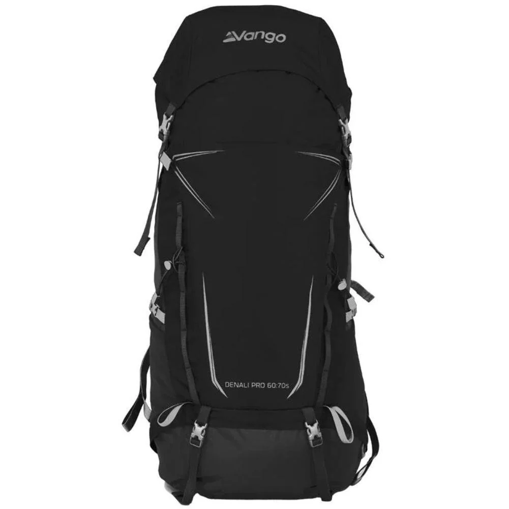 Vango Denali Pro 60:70S Trekking Rucksack - Short Back (Black) - Image 18