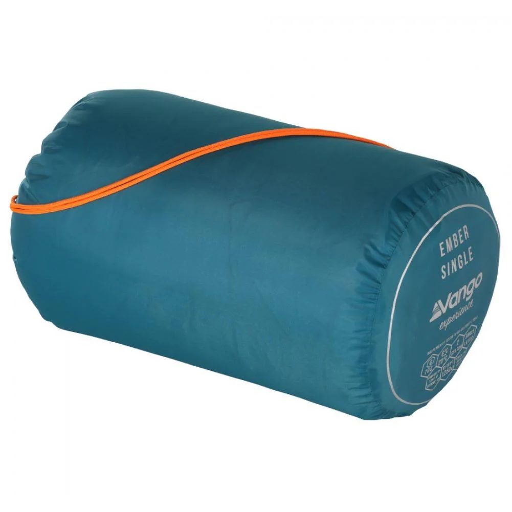 Vango Ember Single Rectangular Sleeping Bag - Black - Image 3