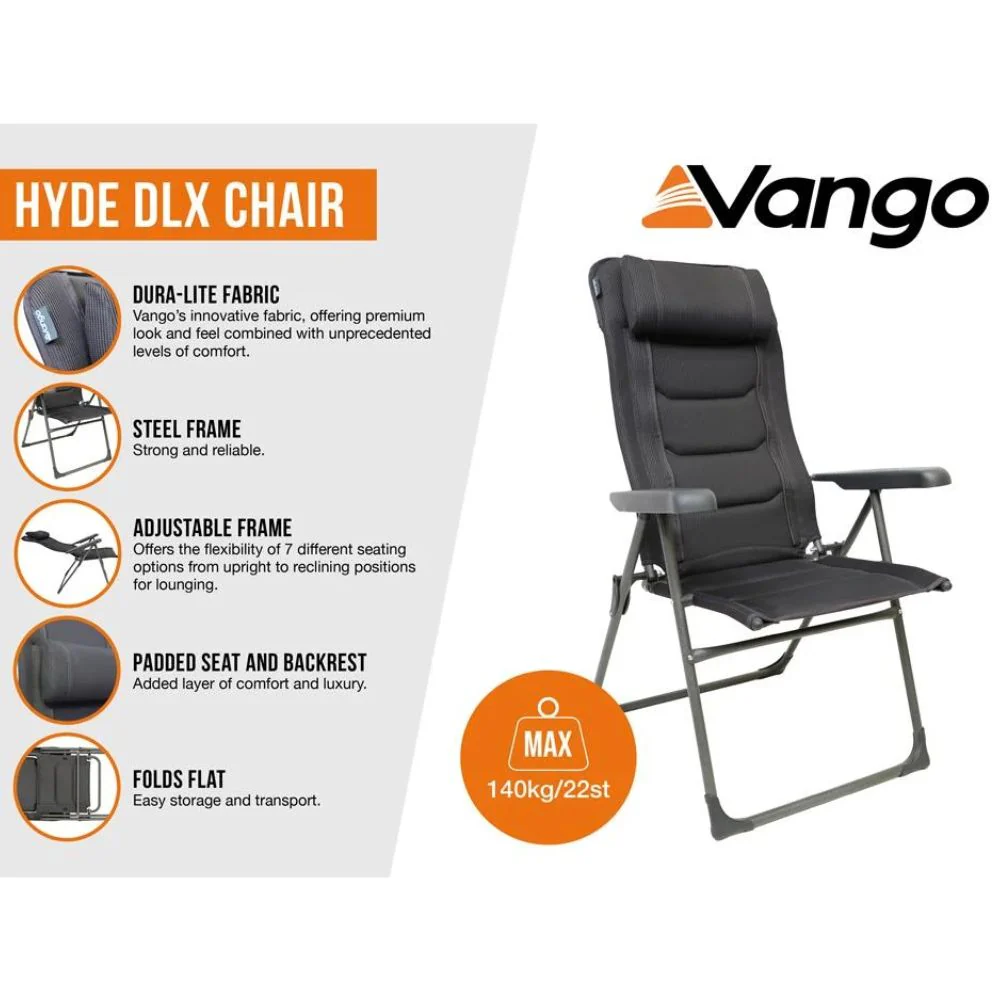 Vango Hyde DLX Chair (Shadow Grey) - Image 2