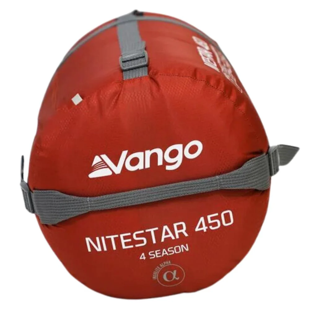 Vango Nitestar Alpha 450 Sleeping Bag (Harissa) - Image 7