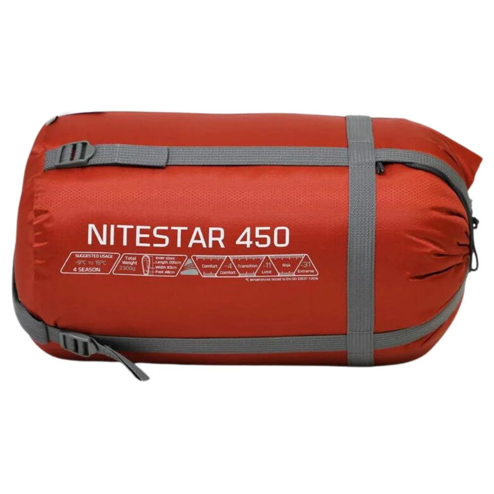 Vango Nitestar Alpha 450 Sleeping Bag (Harissa) - Image 8