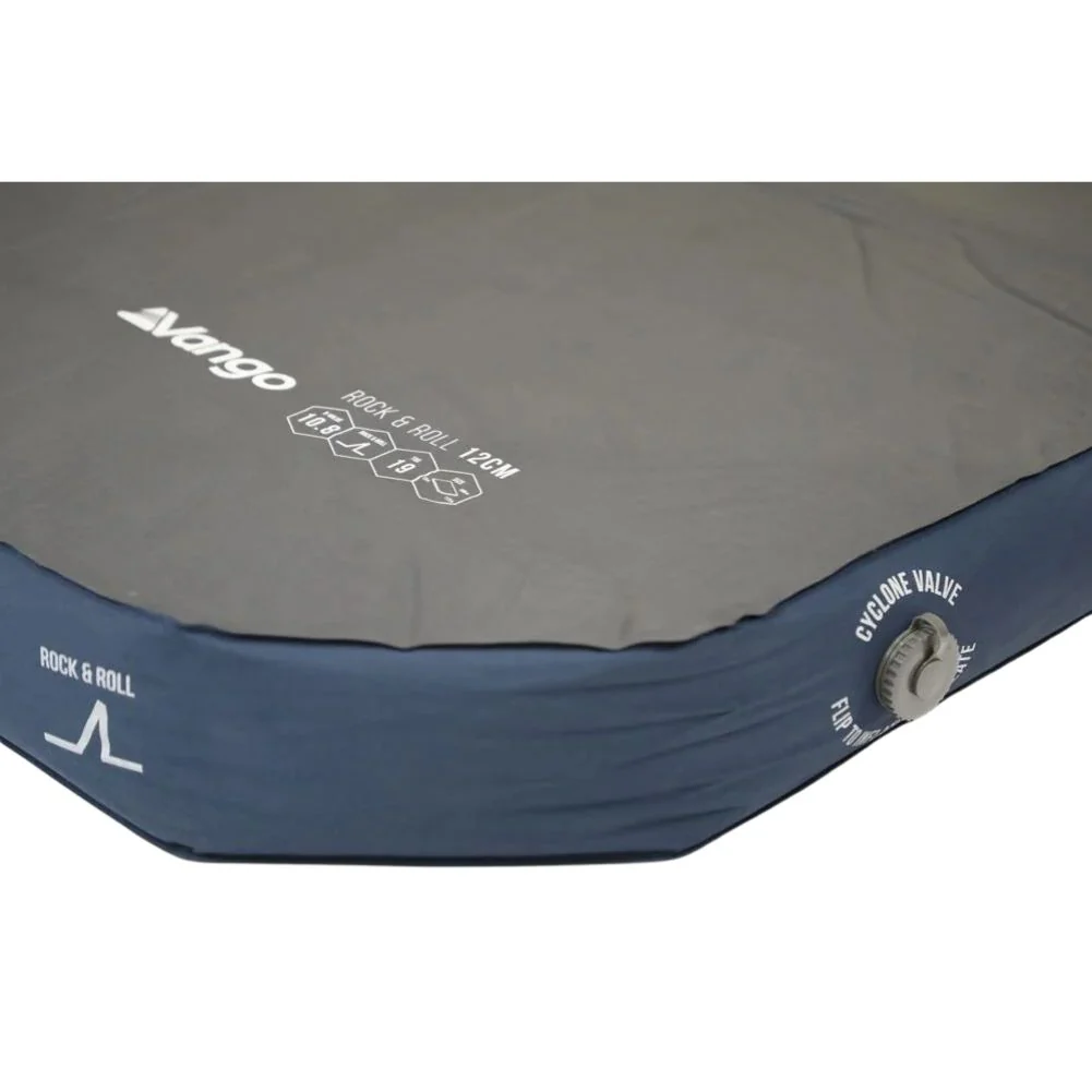 Vango Rock & Roll 12cm Self-Inflating Sleeping Mat (Shadow Grey) - Image 3