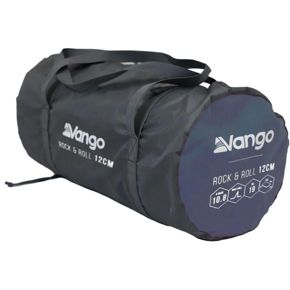 Vango Rock & Roll 12cm Self-Inflating Sleeping Mat (Shadow Grey) - Image 7