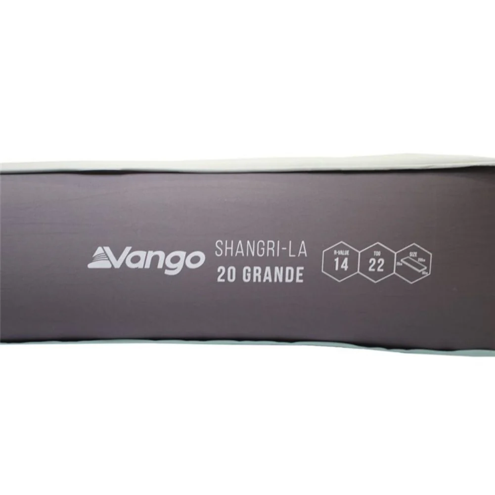 Vango Shangri-la 11 20 Grande Self-Inflating Mat (Cloud Grey / Shadow Grey) - Image 3