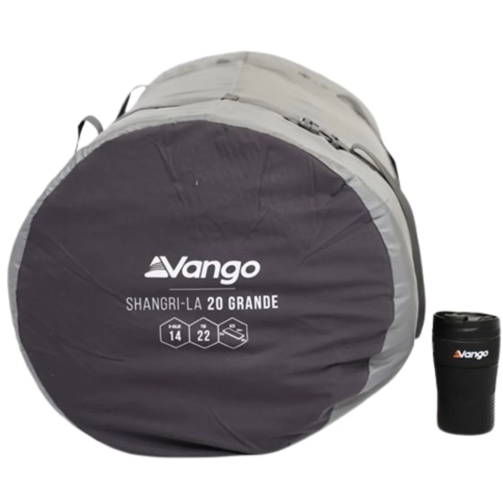 Vango Shangri-la 11 20 Grande Self-Inflating Mat (Cloud Grey / Shadow Grey) - Image 6