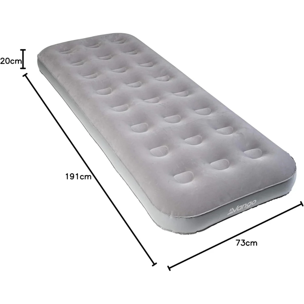 Vango Single Flocked Airbed (Dark Grey) - Image 2