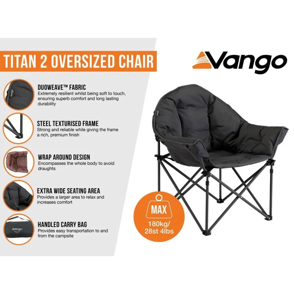 Vango Titan 2 Oversized Chair (Excalibur) - Image 2