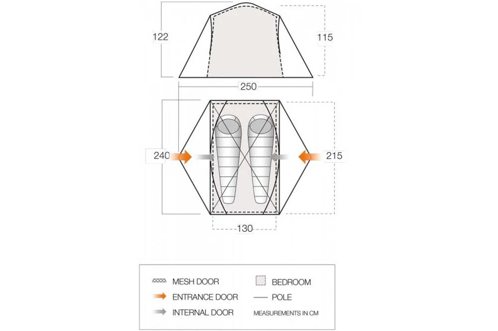 Vango Tryfan 200 Groundsheet Protector - GP535 (Lightweight Footprint) - Image 2