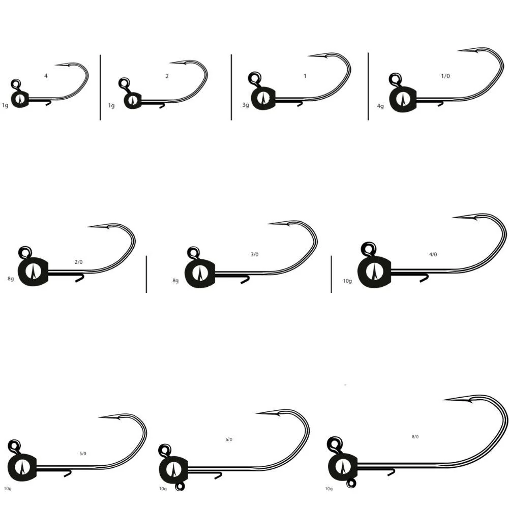 VMC 7157 Bullet Fishing Jig Head - Image 11