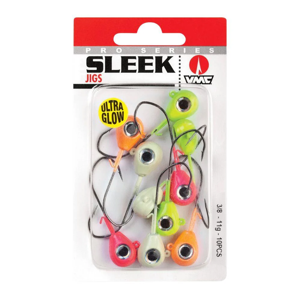 VMC 7158 Sleek Fishing Jig (Assorted Glow)