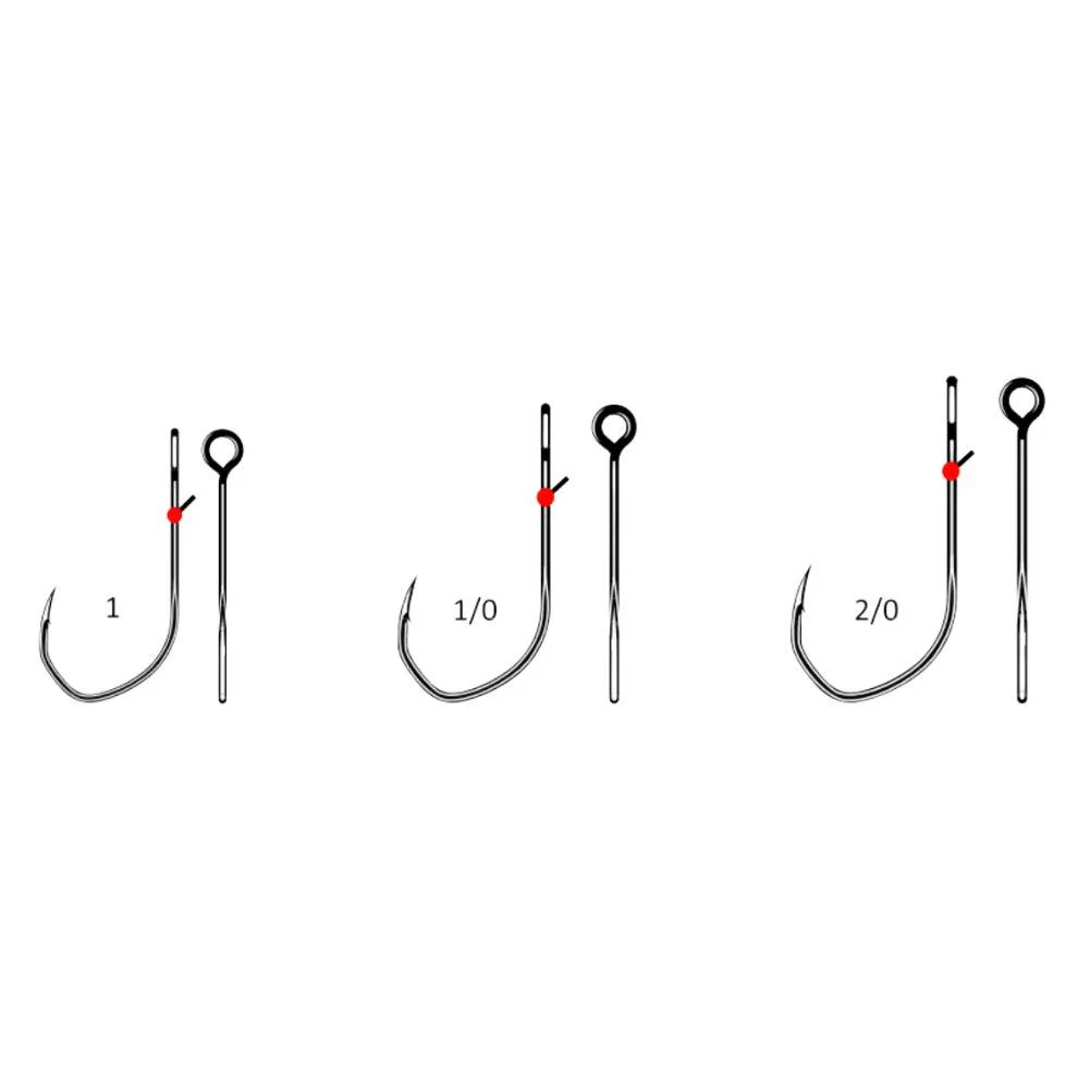 VMC 7230NE Cheboo Lok Single Fishing Hook (4 Pack) - Image 3