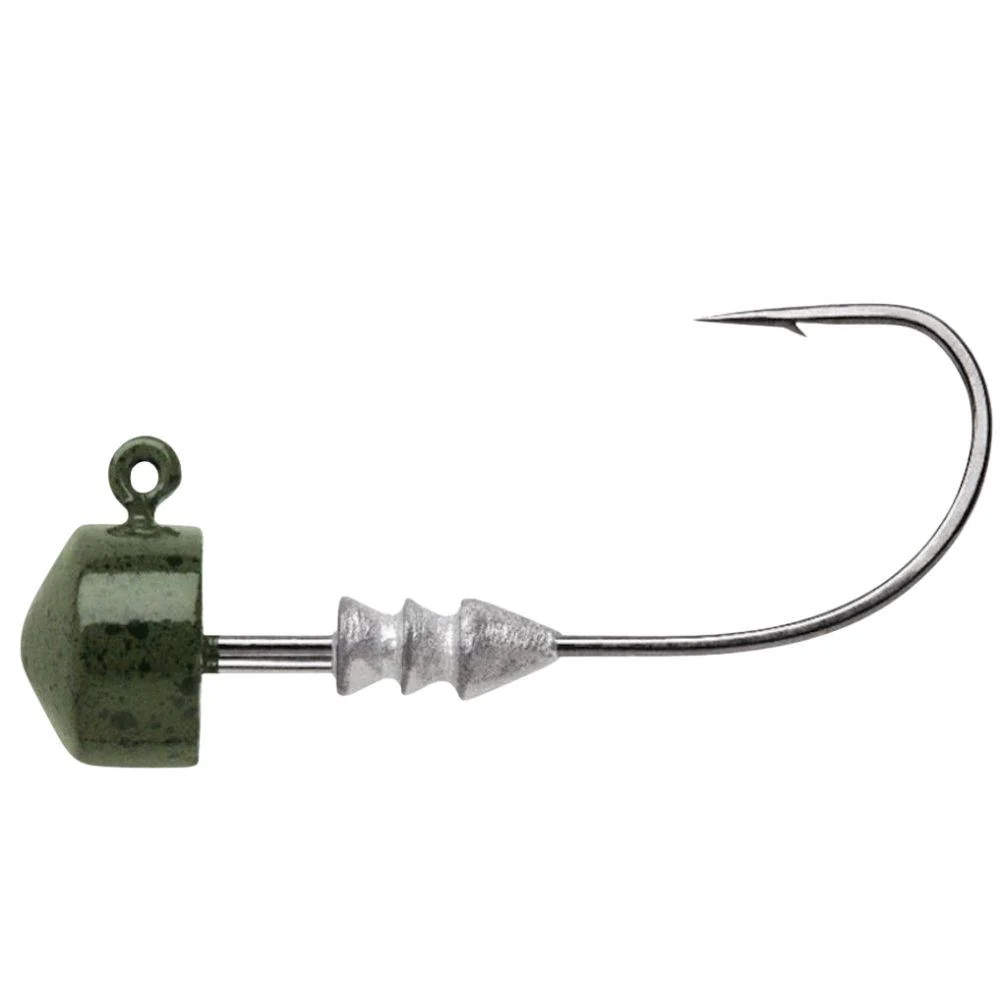 VMC Ned Rig Fishing Jig Head (Green Pumpkin) - Image 2