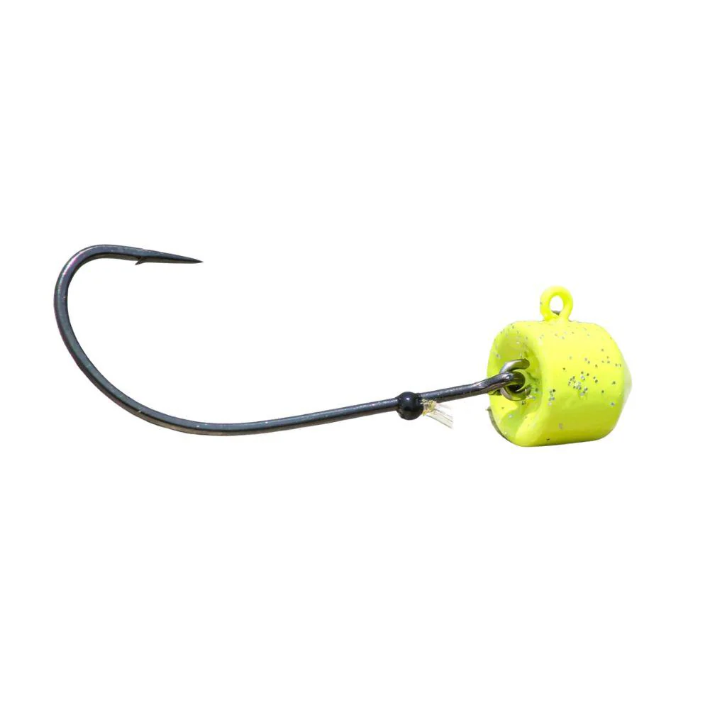VMC Swingin Ned Rig Fishing Jig Head (Chartreuse) - Image 2