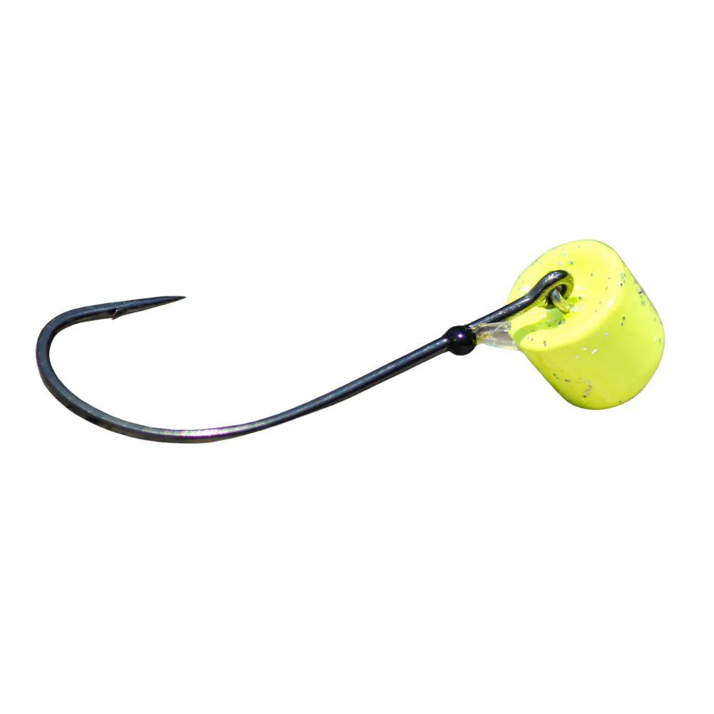 VMC Swingin Ned Rig Fishing Jig Head (Chartreuse) - Image 3