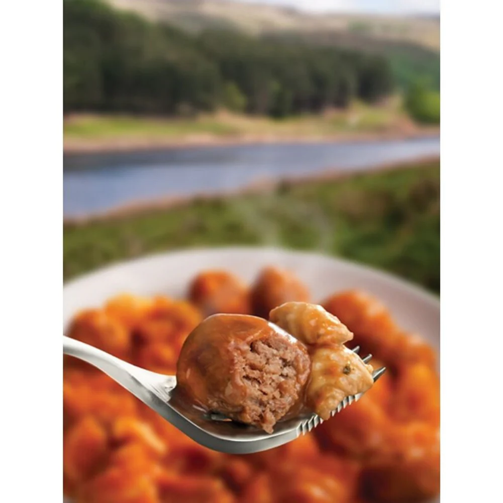 Wayfayrer Meatballs & Pasta - Outdoor Camping Ready to Eat Meal Pouch - Image 2