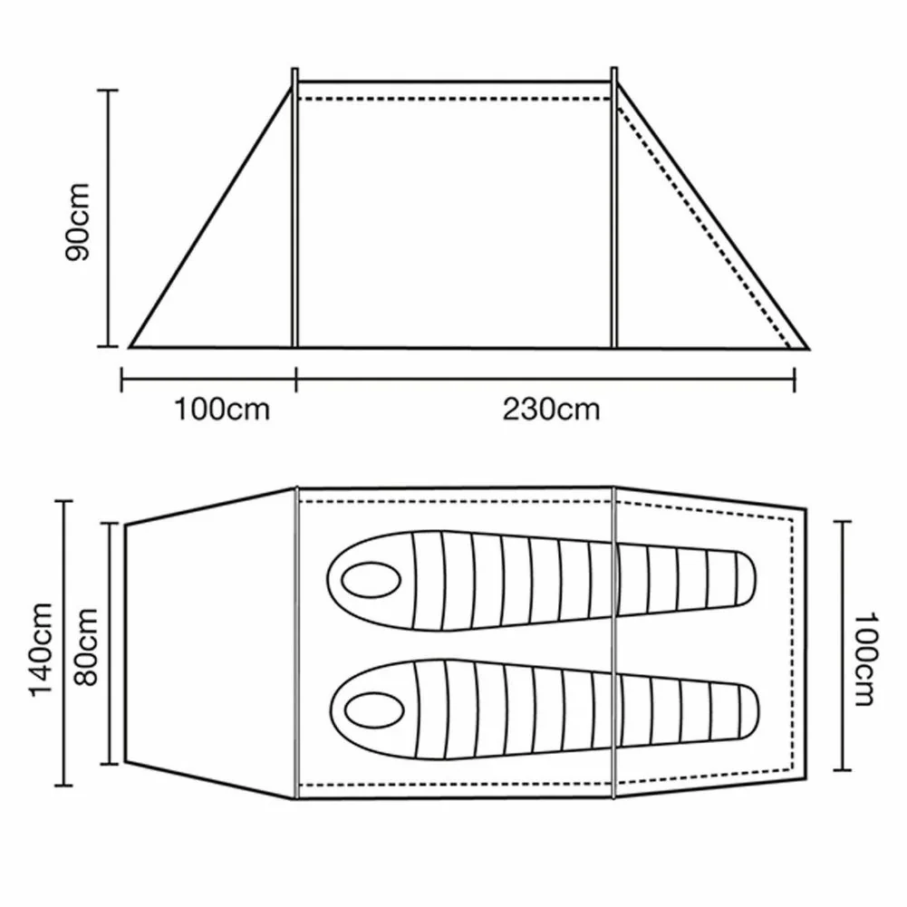 Wild Country Hoolie 2 Compact V2 Tent - 2 Man Tent - Image 2