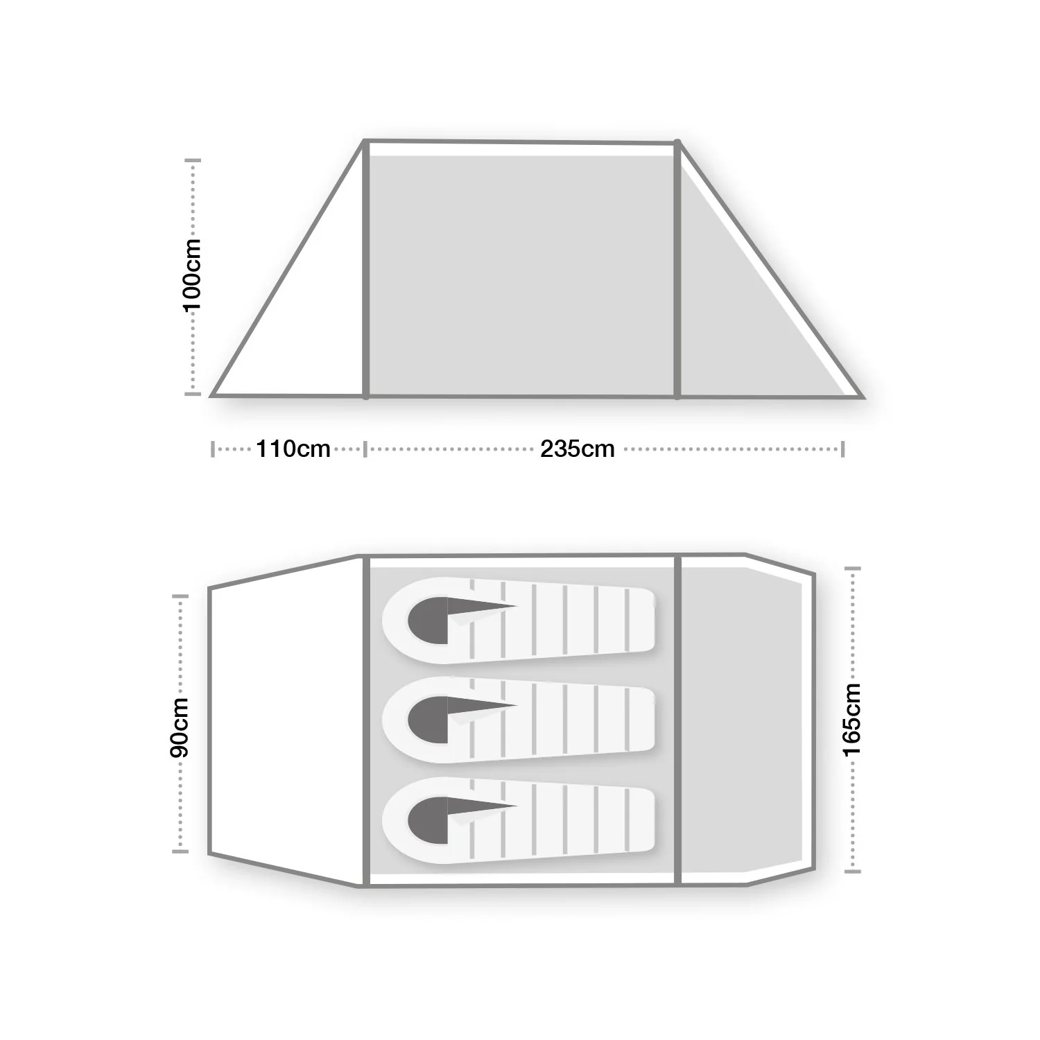 Wild Country Hoolie 3 Compact V3 Tent - 3 Man Tent - Image 2