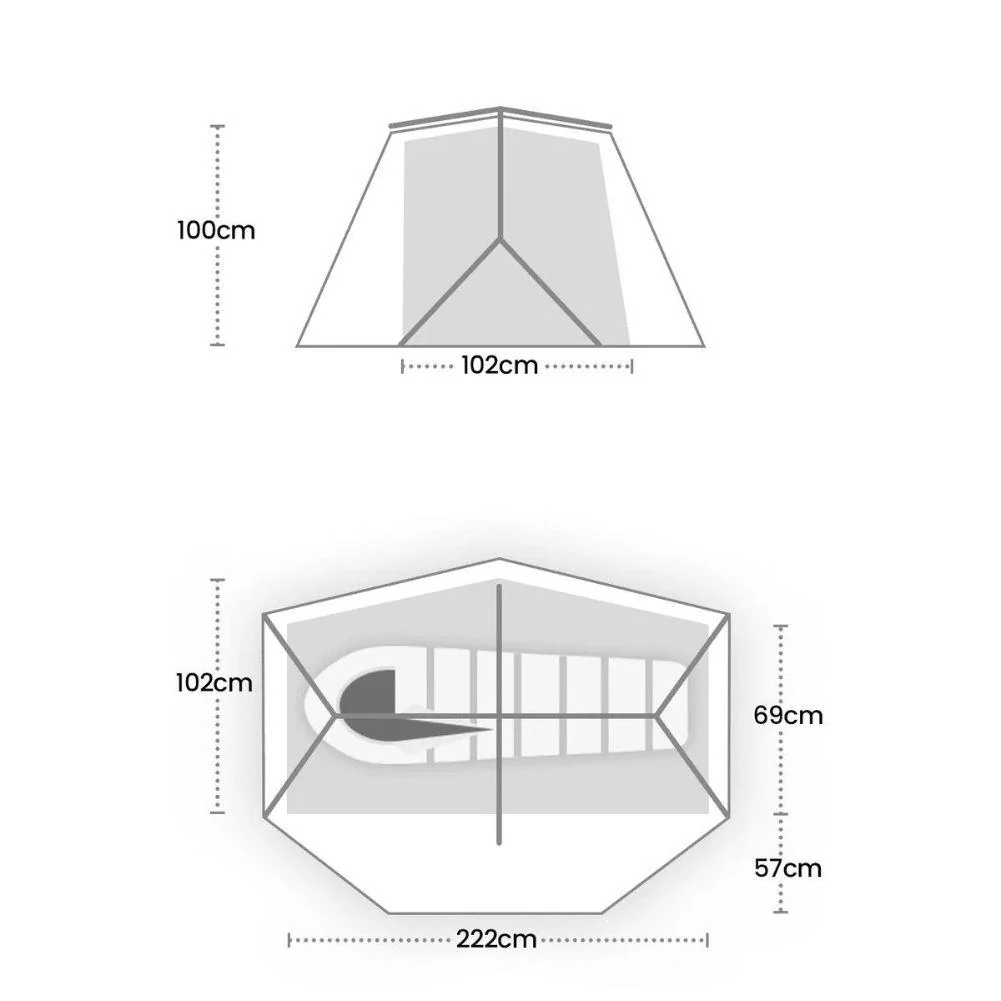 Wild Country Panacea 1 Tent - 1 Man Trekking Tent - Image 2