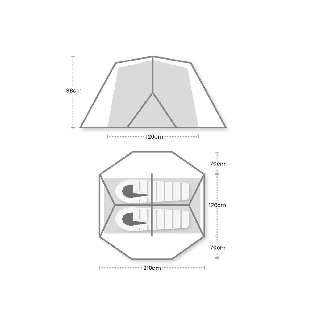 Wild Country Panacea 2 Tent - 2 Man Trekking Tent - Image 7