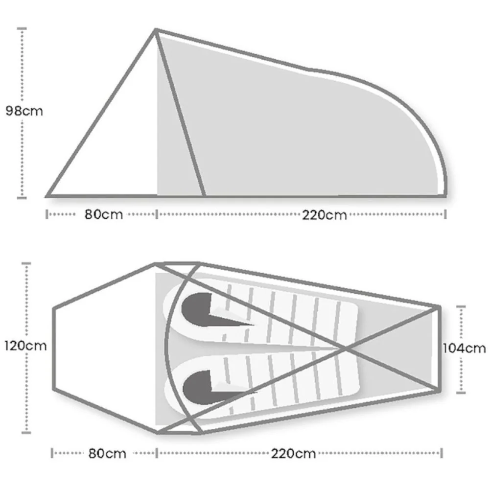 Wild Country Trident 2 Tent - 2 Man Semi-Geodesic Tent - Image 3