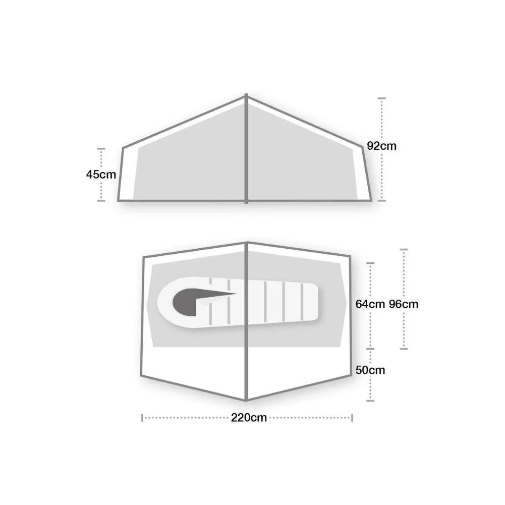 Wild Country Zephyros Compact 1 V3 Tent + Footprint Package - Image 5