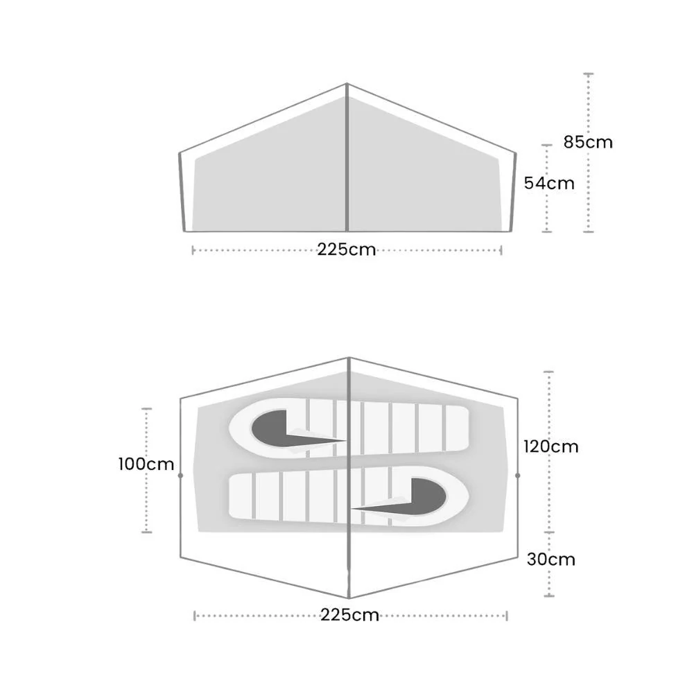 Wild Country Zephyros Compact 2 V3 Tent + Footprint Package - Image 5