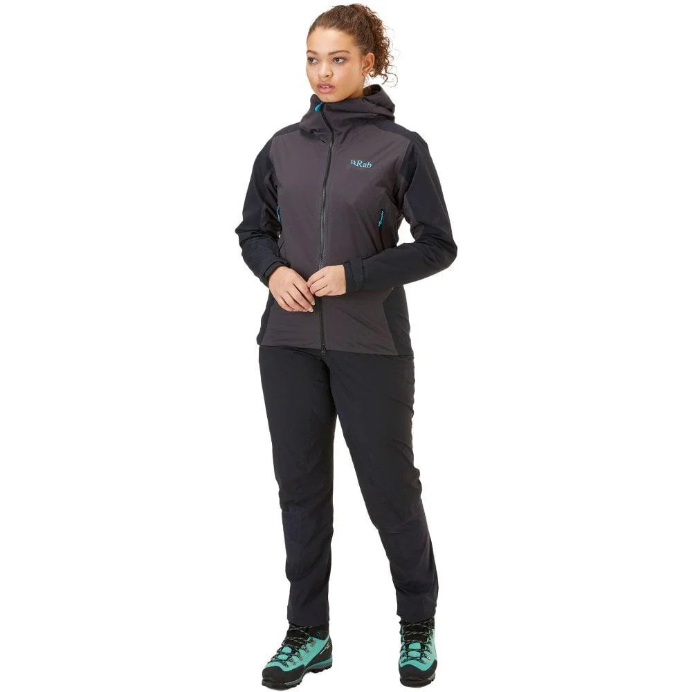 Rab Women's Kinetic Alpine 2.0 Waterproof Jacket (Beluga) - Image 3