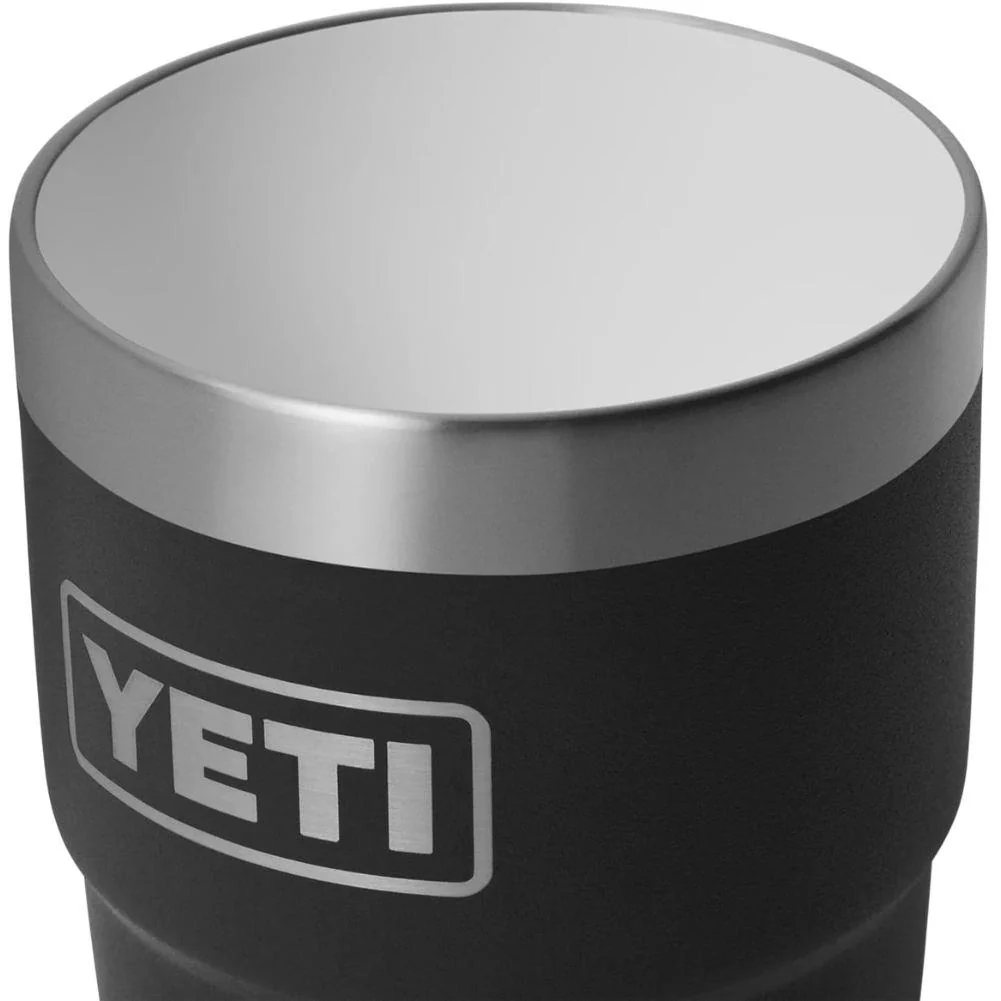 Yeti 8 oz (236 ml) Stackable Cup With DuraSip Ceramic Lining (Black) - Image 3