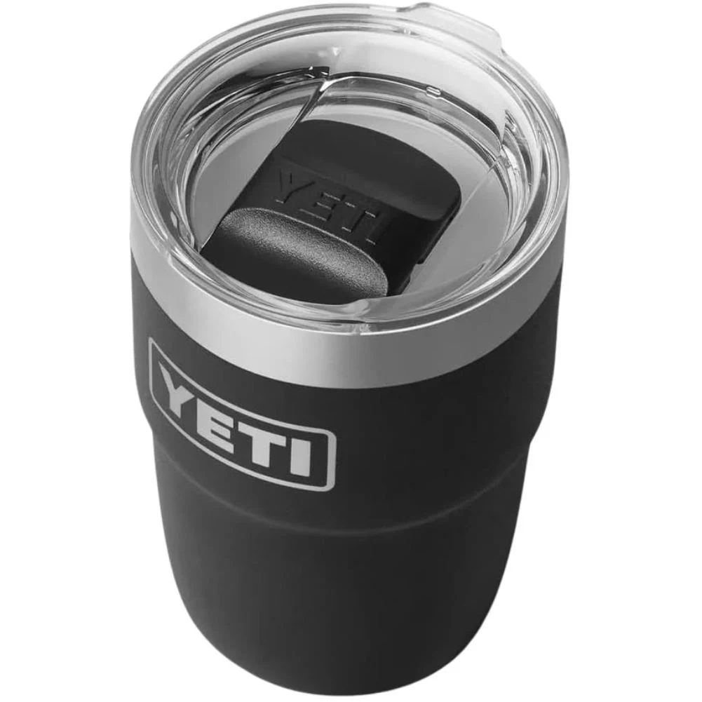 Yeti 8 oz (236 ml) Stackable Cup With DuraSip Ceramic Lining (Black) - Image 4