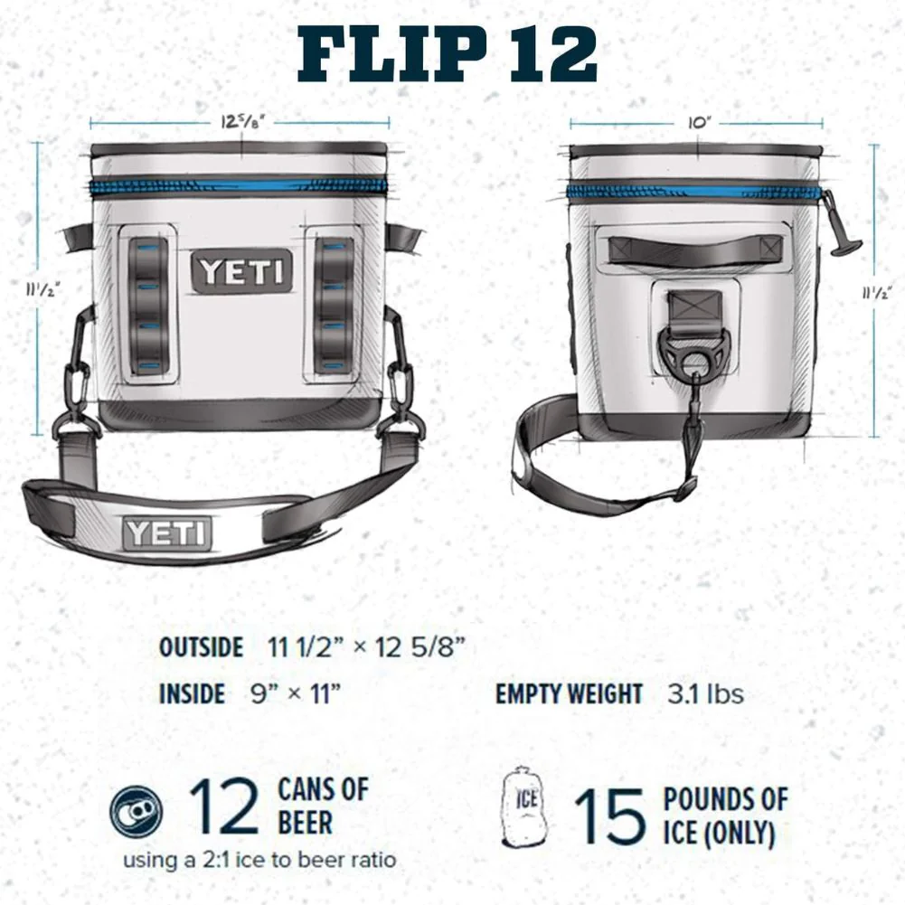 Yeti Hopper Flip 12 Soft Cooler (Charcoal) - Image 9