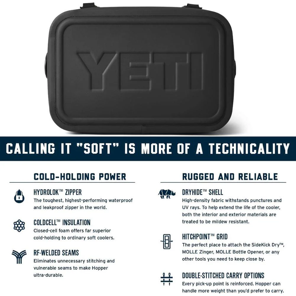 Yeti Hopper Flip 18 Cool Bag (Black) - Image 7