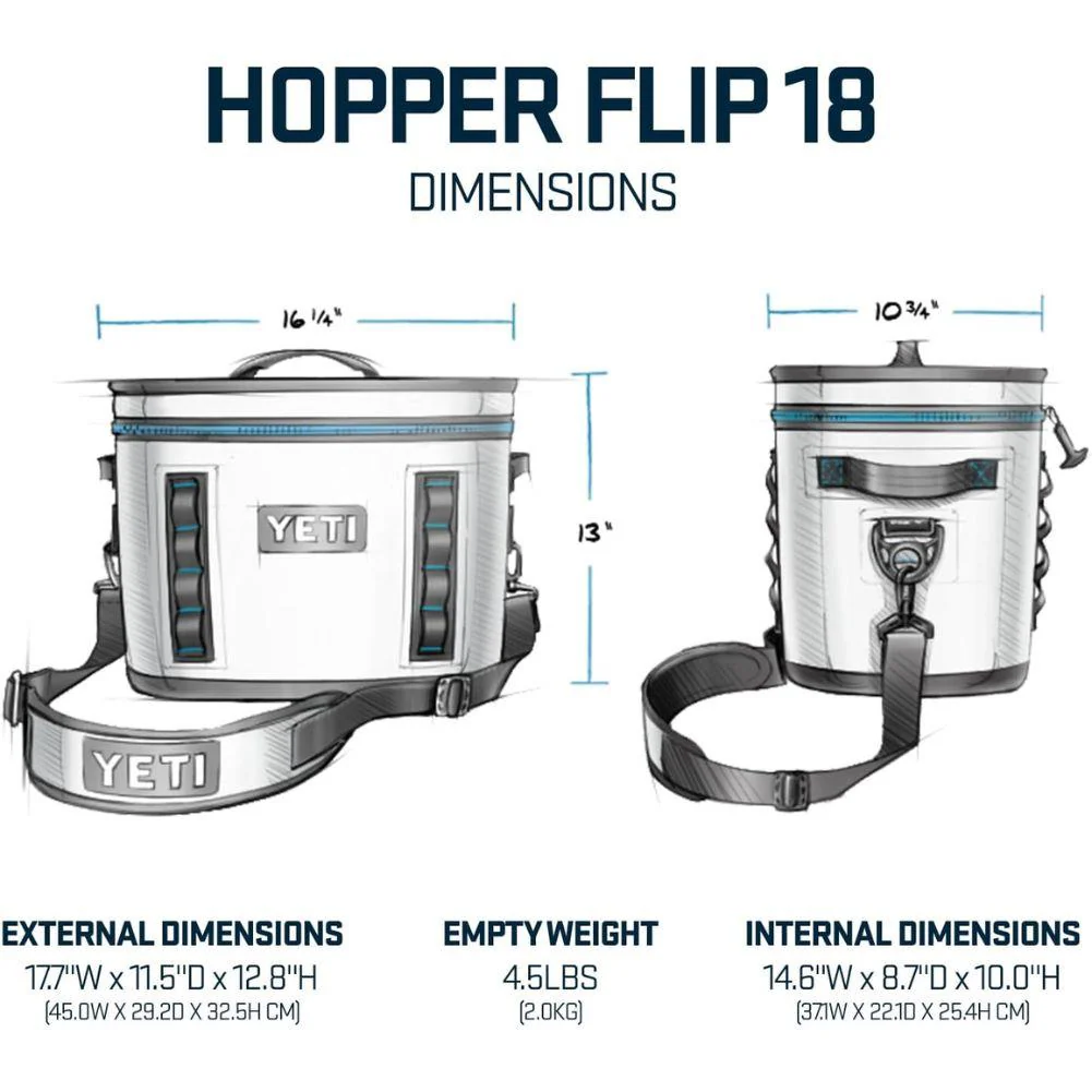 Yeti Hopper Flip 18 Cool Bag (King Crab) - Image 7