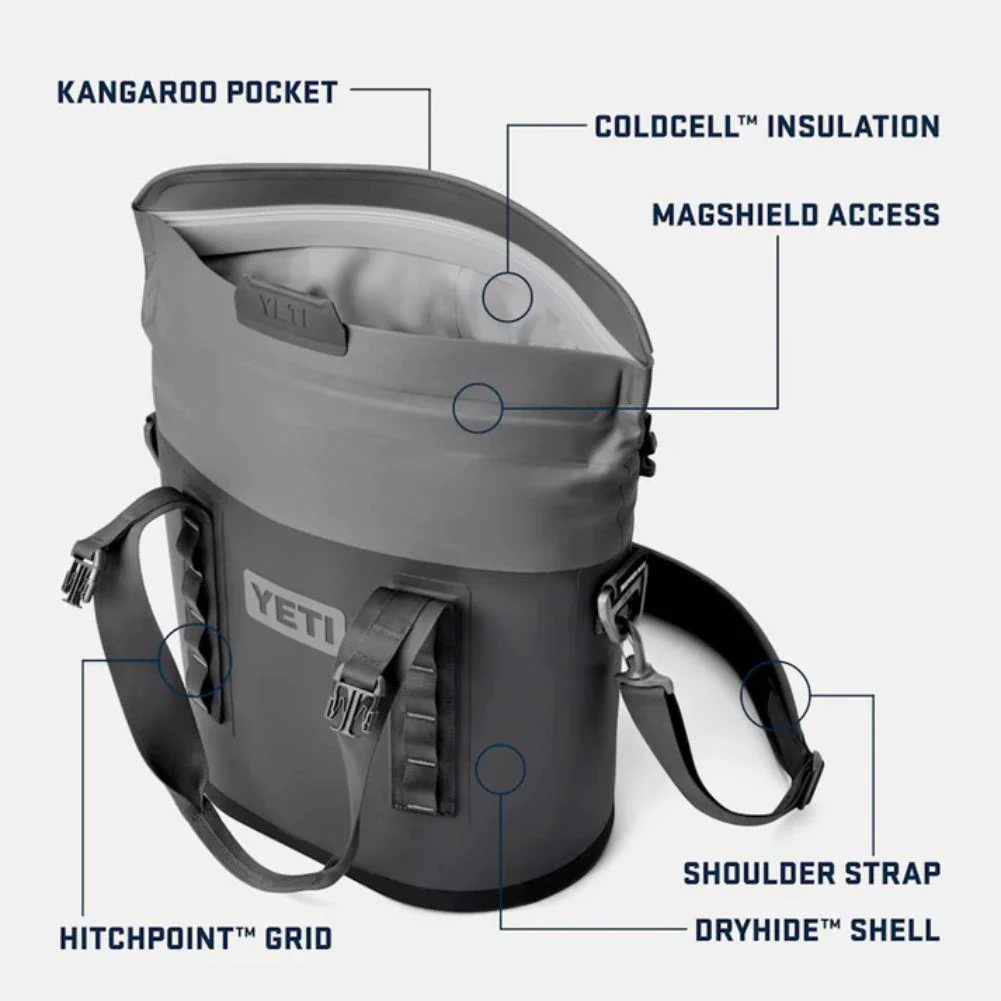 Yeti Hopper M30 Tote Cool Bag (Charcoal) - Image 5