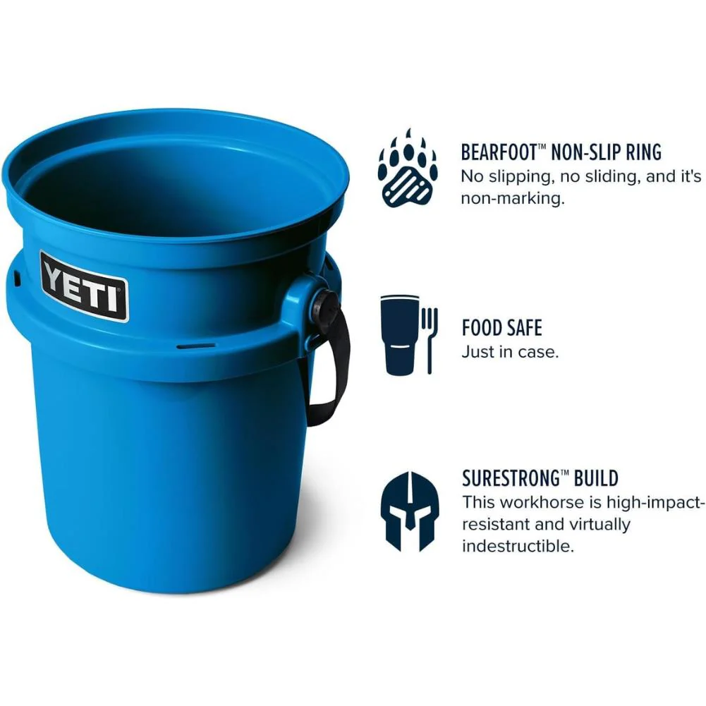 Yeti Loadout 5 Gallon Bucket (Big Wave Blue) - Image 6