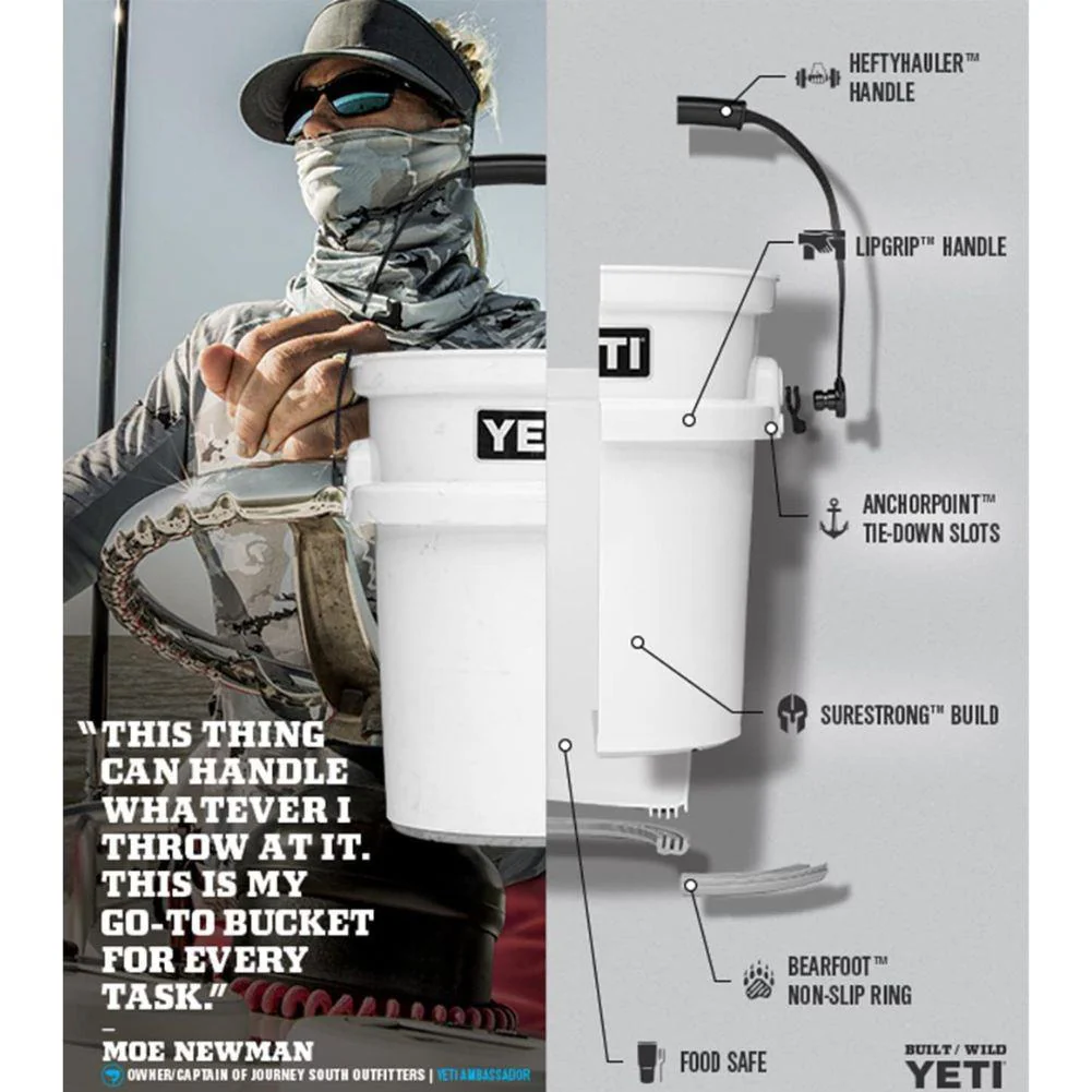 Yeti Loadout 5 Gallon Bucket (Charcoal) - Image 10
