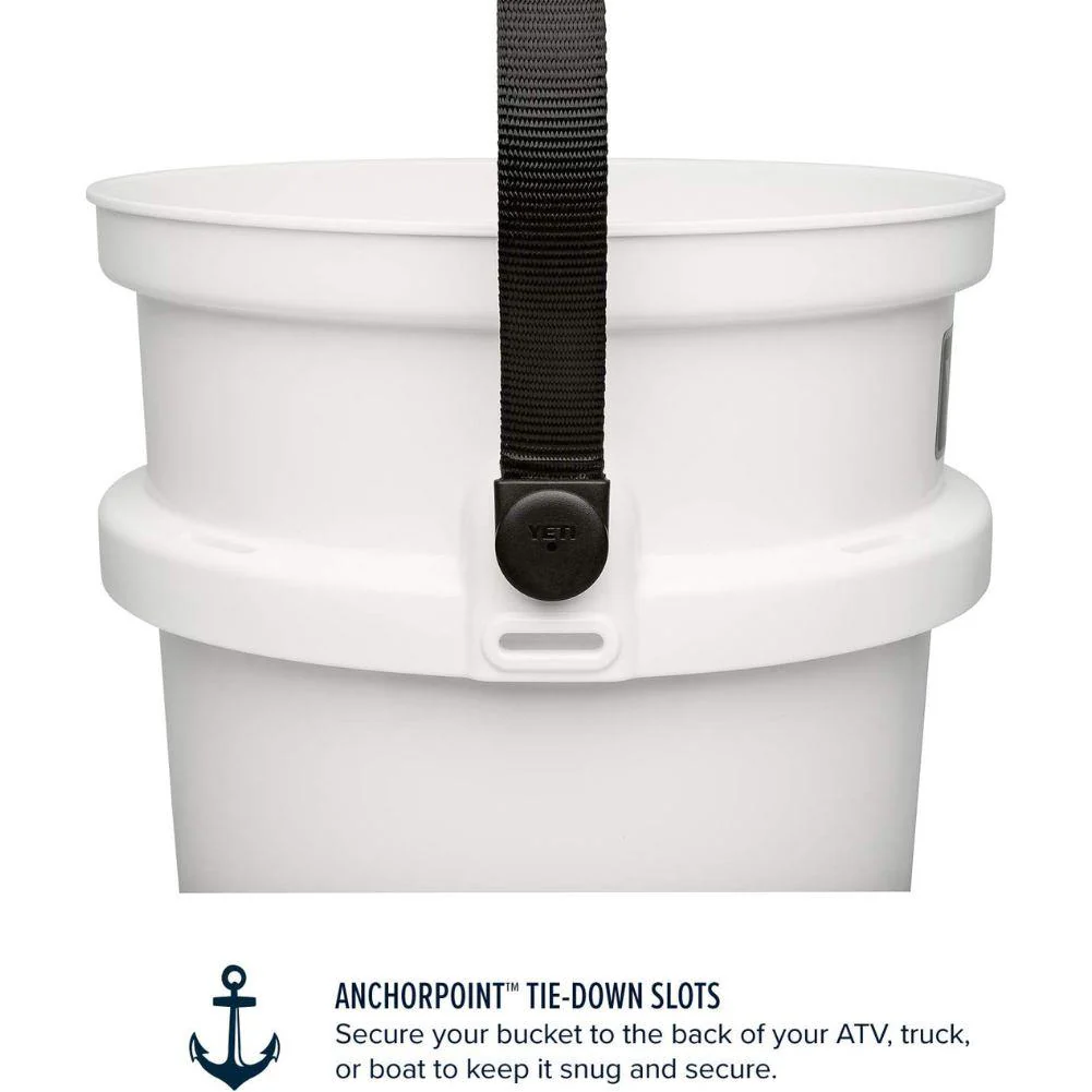 Yeti Loadout 5 Gallon Bucket (White) - Image 9